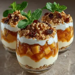 In the quest for a nutritious and satisfying breakfast, the Apple Yogurt Crunch Bowls stand out as a top contender. This delightful recipe combines the creamy richness of Greek yogurt, the crispness of fresh apples, and the satisfying crunch of granola, resulting in a dish that checks all the boxes for a healthy meal or snack. Whether you're rushing out the door in the morning or seeking a wholesome option for an afternoon pick-me-up, these bowls are quick to prepare and offer a delightful explosion of flavors and textures.