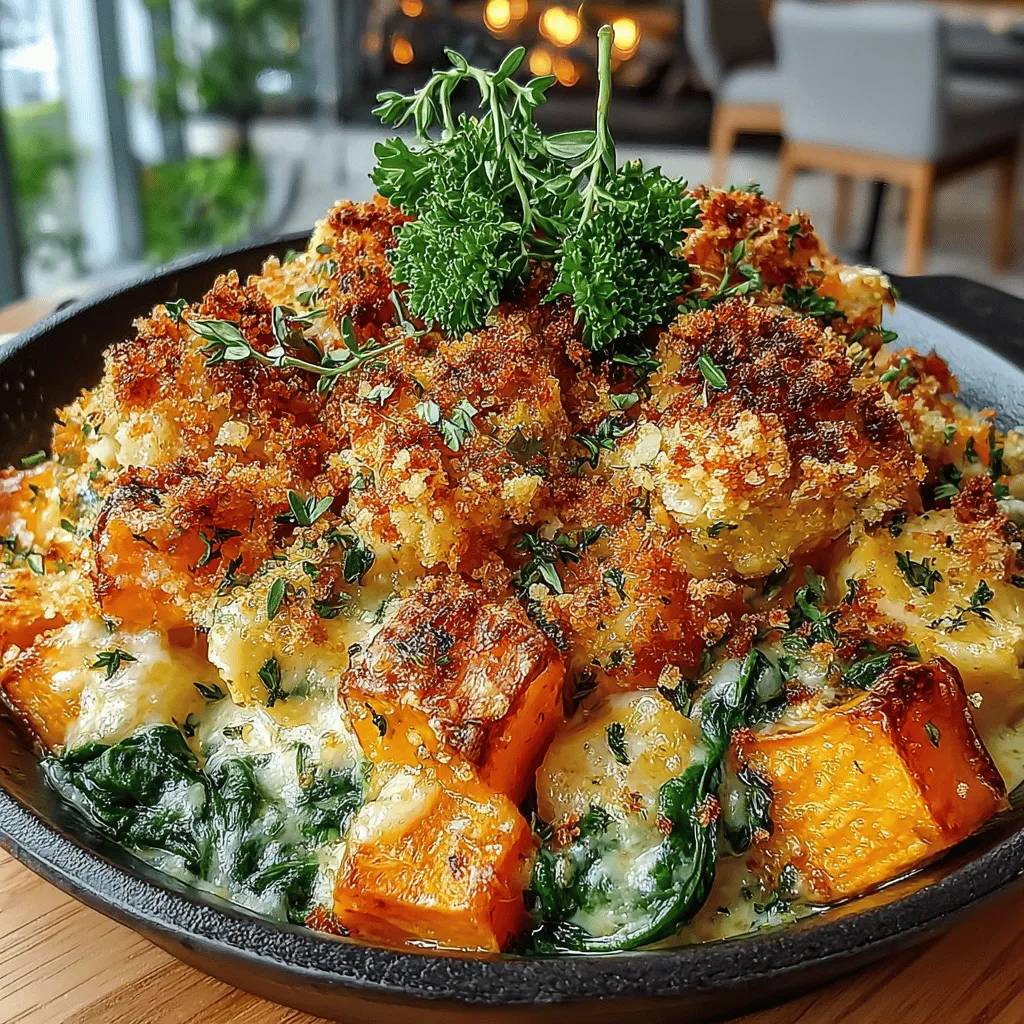 As the leaves change color and the air turns crisp, there's a certain warmth and comfort that comes from cooking with seasonal ingredients. One such dish that embodies this spirit is the Butternut Squash & Spinach Delight Gratin. This delightful recipe seamlessly combines the natural sweetness of butternut squash with the earthy flavor of spinach, creating a dish that is not only visually appealing but also packed with nutrients. Its creamy texture and rich flavors make it an ideal choice for a cozy family dinner or a festive gathering.