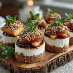 As summer approaches, the allure of fresh fruit becomes irresistible, and nothing embodies the essence of this vibrant season quite like Peachy Cream Cheese Bites. This delightful recipe marries the juicy sweetness of fresh peaches with the rich creaminess of cream cheese, all set against a backdrop of crunchy graham crackers. Each bite offers a harmonious blend of flavors and textures that tantalize the taste buds, making it an ideal snack for warm-weather gatherings or a satisfying treat during leisurely afternoons.