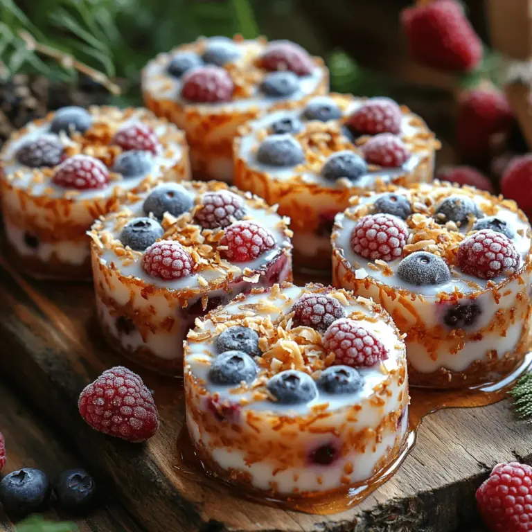 When it comes to molding your Frozen Berry Coconut Yogurt Coins, you have a couple of excellent options: mini muffin tins and silicone molds. Both choices have their merits, allowing you to create perfectly portioned yogurt coins that are easy to pop out and enjoy.