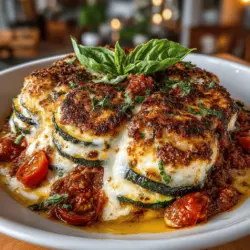 Cheesy Zucchini Delight Bake: A Flavorful Layered Experience