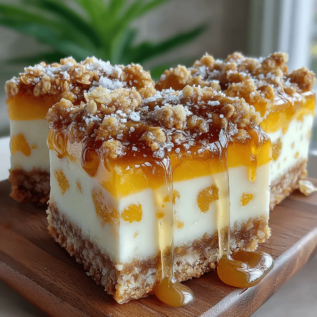 As the sun starts to shine brighter and temperatures rise, the craving for refreshing desserts becomes almost irresistible. Enter the Frosty Peach & Ginger Bliss Squares—a delightful treat that perfectly embodies the essence of summer. This recipe celebrates the sweet and succulent flavors of fresh peaches, complemented by the warm, zesty notes of ginger. The combination creates a refreshing dessert that is not only delicious but also nutritious, making it an ideal option for those looking to enjoy a guilt-free indulgence on a hot day.