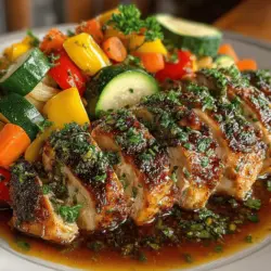 In the realm of quick and healthy weeknight dinners, few recipes can match the allure of Balsamic Bliss Chicken & Veggie Medley. This vibrant dish not only boasts a beautiful array of colors but also delivers a delightful medley of flavors that can satisfy even the pickiest of eaters. Featuring tender, marinated chicken breasts paired with a variety of fresh vegetables, this recipe is a fantastic way to incorporate more nutrients into your diet while enjoying a delicious meal.