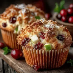 Muffins are often celebrated for their versatility and convenience, making them a beloved choice for breakfast, snacks, or even dessert. Whether you prefer them sweet or savory, muffins can adapt to any palate or occasion. Among the myriad of muffin flavors, the combination of apples and cranberries stands out, particularly as we transition into the fall season. This duo not only offers a burst of vibrant color and flavor but also provides a delightful balance of sweetness and tartness that is hard to resist.