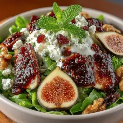 Figgy Freshness Salad Bowl: A Wholesome Delight