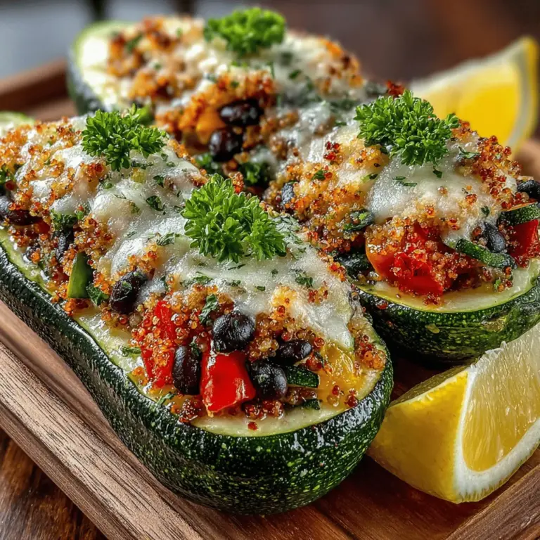As you embark on the culinary journey of preparing Zesty Quinoa-Stuffed Zucchini Boats, it's essential to understand the nutritional benefits of the key ingredients. Zucchini, with its high water content, is a fantastic way to add volume to meals without adding excessive calories. This makes it a staple in many healthy eating plans, especially for those looking to increase their vegetable intake.