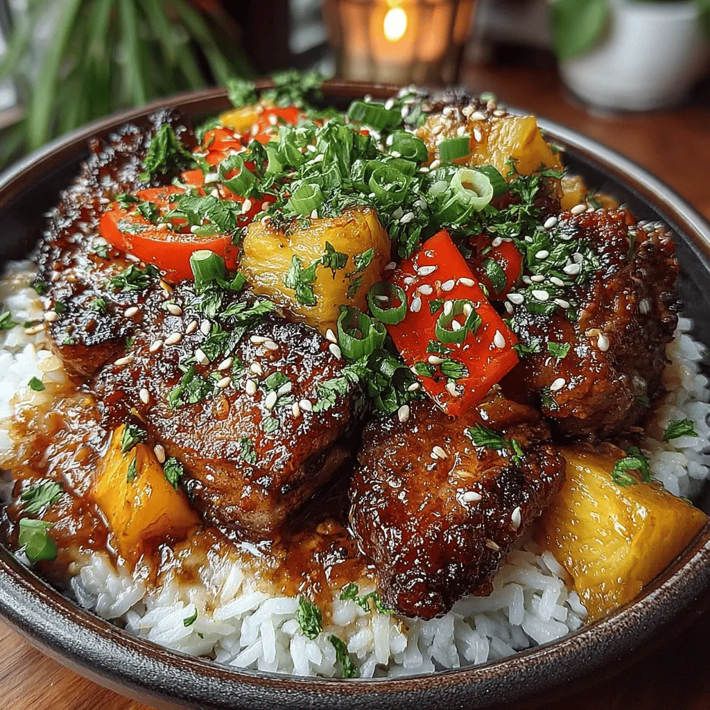 Sweet and Spicy Pineapple Chicken is a delightful dish that brings together a vibrant medley of flavors, perfect for any occasion. Whether you're looking to impress guests at a dinner party or just want a quick and delicious meal on a weeknight, this recipe stands out for its unique combination of sweet pineapple and spicy seasonings. The balance of flavors not only tantalizes the taste buds but also creates a memorable dining experience that you and your loved ones will want to savor time and time again.