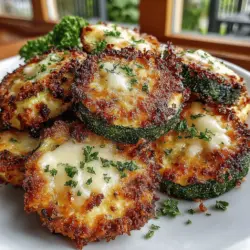 In recent years, the culinary world has seen a surge in the popularity of zucchini, a versatile vegetable that transcends traditional uses. Enter the Crispy Cheesy Zucchini Delights, a delightful snack or appetizer that showcases zucchini in a way that is both healthy and indulgent. Whether you're planning a family gathering or simply seeking a tasty treat for a casual night in, these zucchini bites are sure to impress. The combination of a crunchy exterior and a gooey, cheesy center makes them a standout option for anyone looking to enjoy a lighter alternative to traditional fried snacks.