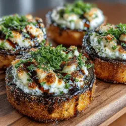 Mini Eggplant Ricotta Flatbreads