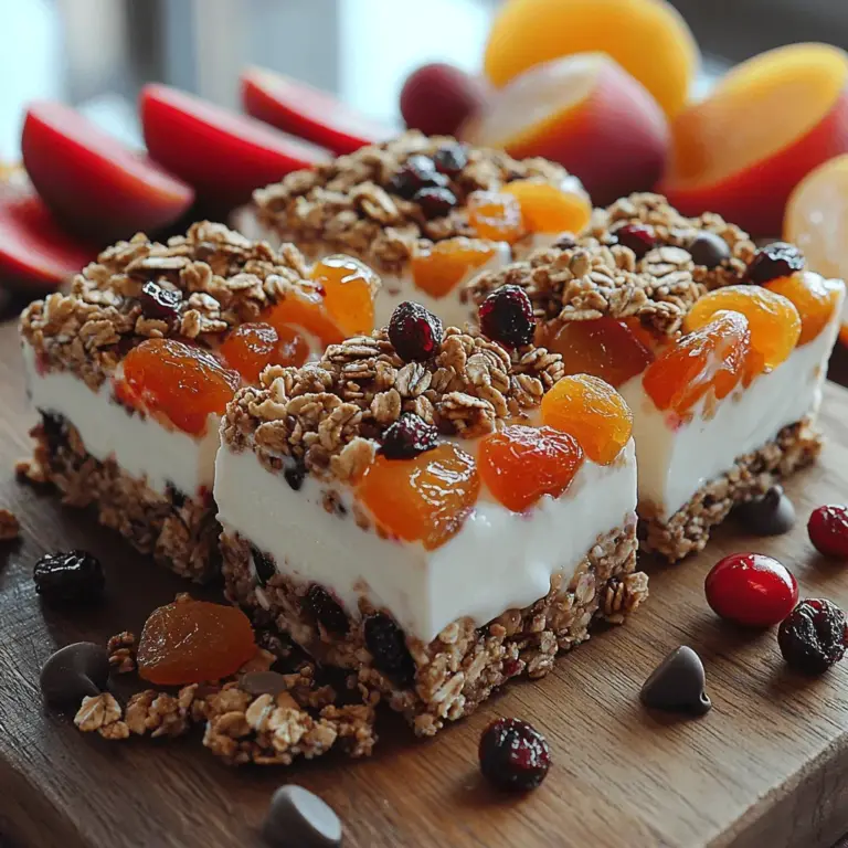 In the quest for healthy snacks that satisfy both cravings and nutritional needs, Frozen Yogurt Granola Trail Squares emerge as a delightful solution. These squares blend creamy Greek yogurt with crunchy granola and the natural sweetness of honey or maple syrup, creating a treat that is not only easy to prepare but also packed with flavor and nutrients. As the demand for healthier snack options continues to grow, these trail squares offer a guilt-free indulgence that appeals to busy families, active individuals, and anyone looking to enjoy a nutritious treat without sacrificing taste.