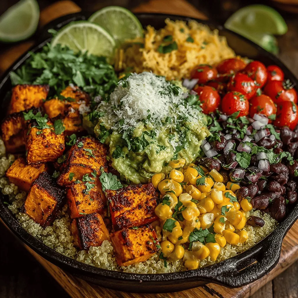 In recent years, the culinary landscape has seen a significant shift towards healthier eating habits, with more individuals seeking out nutritious and flavorful vegetarian meals. This trend is not only a response to the growing awareness of health and wellness but also an acknowledgment of the rich tapestry of flavors that vegetarian cuisine can offer. One standout recipe that embodies this shift is the Spicy Sweet Potato Burrito Bowl. This dish not only pleases the palate but also provides a wealth of nutrients that support a balanced diet.