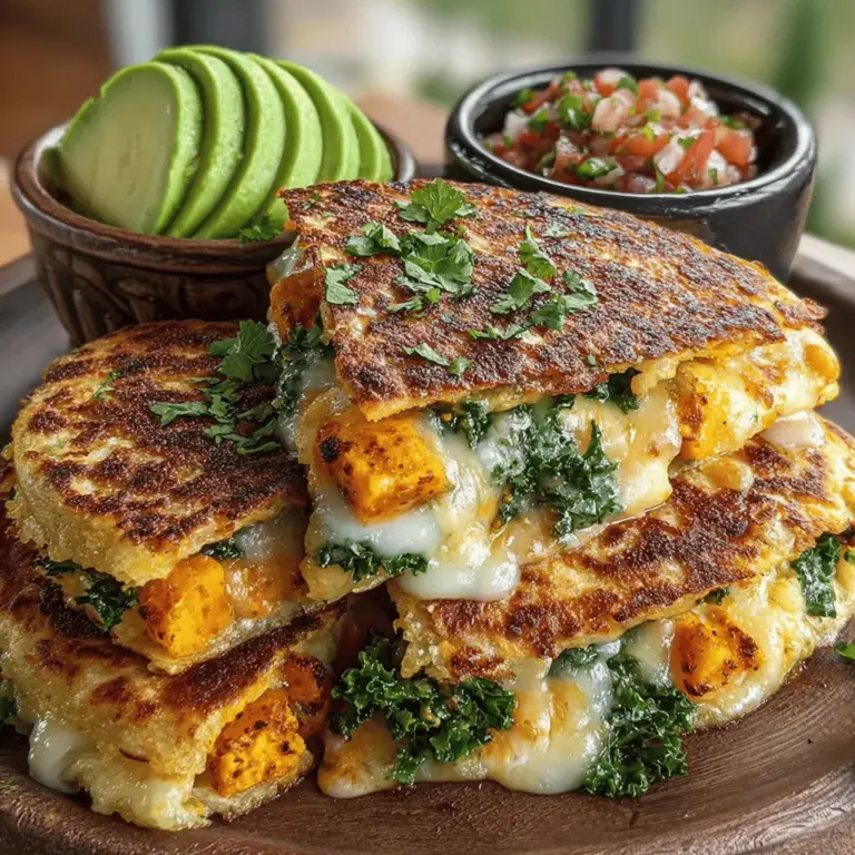 In a culinary landscape increasingly embracing plant-based meals, Roasted Sweet Potato Kale Quesadillas stand out as a vibrant and satisfying option. This dish not only caters to vegetarians and vegans but also appeals to those seeking to incorporate more wholesome ingredients into their diets. The combination of tender roasted sweet potatoes and nutrient-rich kale wrapped in a crispy tortilla offers a delightful balance of flavors and textures that can please any palate.