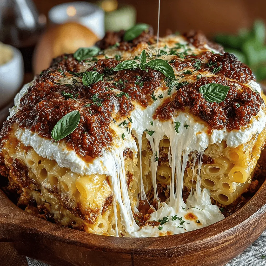 Cheesy Bliss Baked Ziti
