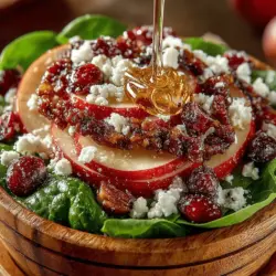 As the leaves begin to turn and the air becomes crisp, the bounty of autumn presents an array of vibrant ingredients that are perfect for crafting seasonal salads. Autumn is not just a transitional phase but a colorful canvas filled with the rich flavors and textures of the harvest. One such delightful dish that encapsulates the essence of fall is the Autumn Bliss Apple Cranberry Spinach Salad. This salad is a harmonious blend of fresh greens, sweet apples, tart cranberries, and crunchy nuts, making it an ideal centerpiece for fall gatherings or a refreshing addition to your weeknight meals.