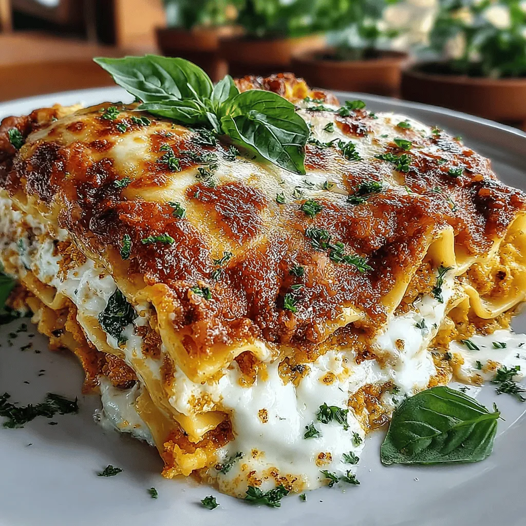 One of the standout ingredients in this lasagna is butternut squash, a nutrient-dense vegetable that is often celebrated for its sweet, nutty flavor and smooth texture. Rich in vitamins A and C, butternut squash supports immune function and contributes to healthy skin. It is also an excellent source of fiber, promoting digestive health and keeping you feeling full longer. This makes it a fantastic addition to a lasagna, adding not only flavor but also substance.