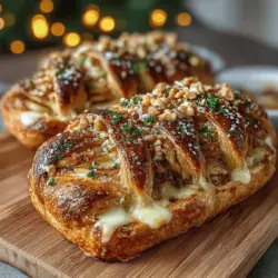 The appeal of Apple Brie Puff Pastry Braids lies in their harmonious blend of flavors. The tartness of apples balances the creamy richness of Brie cheese, while the flaky, buttery puff pastry adds a delightful crunch. This dish allows for versatility in serving; it can be enjoyed warm as an elegant starter, served at a brunch table alongside other pastries, or even as a sweet treat drizzled with honey for dessert. With its impressive presentation and mouthwatering taste, this recipe is sure to become a favorite among family and friends.