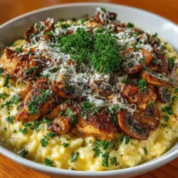 Creamy Chicken & Mushroom Risotto Recipe