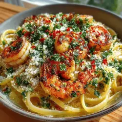 Garlic Butter Shrimp Scampi Linguine: A Culinary Delight