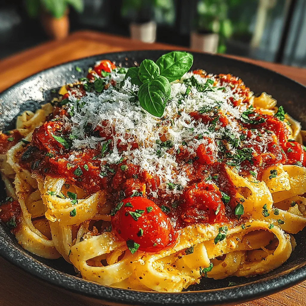 Creamy Tomato Basil Pasta is a dish that perfectly balances comfort and flavor, making it a favorite for both casual weeknight dinners and special gatherings. This delightful recipe combines the rich, luscious texture of cream with the vibrant, fresh taste of ripe tomatoes and aromatic basil. It's a testament to the simplicity and deliciousness that characterize traditional Italian cuisine, which has gained immense popularity worldwide. The beauty of this dish lies not only in its taste but also in its versatility; it can be easily adapted with various ingredients to suit personal preferences, making it a staple in many households.