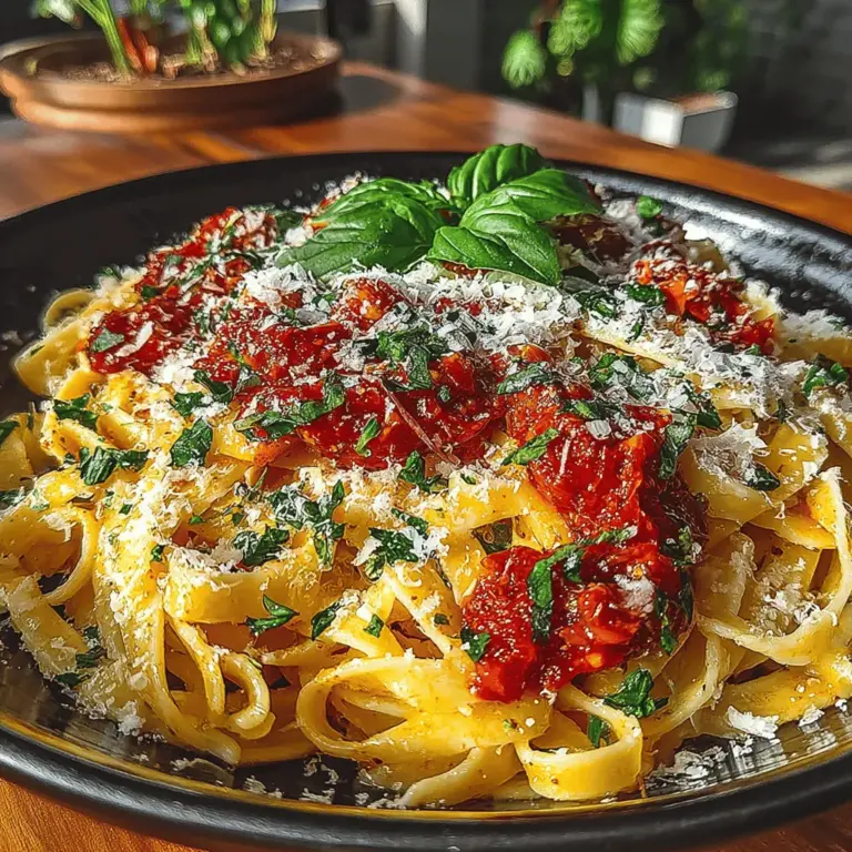 Creamy Tomato Basil Pasta is a dish that perfectly balances comfort and flavor, making it a favorite for both casual weeknight dinners and special gatherings. This delightful recipe combines the rich, luscious texture of cream with the vibrant, fresh taste of ripe tomatoes and aromatic basil. It's a testament to the simplicity and deliciousness that characterize traditional Italian cuisine, which has gained immense popularity worldwide. The beauty of this dish lies not only in its taste but also in its versatility; it can be easily adapted with various ingredients to suit personal preferences, making it a staple in many households.