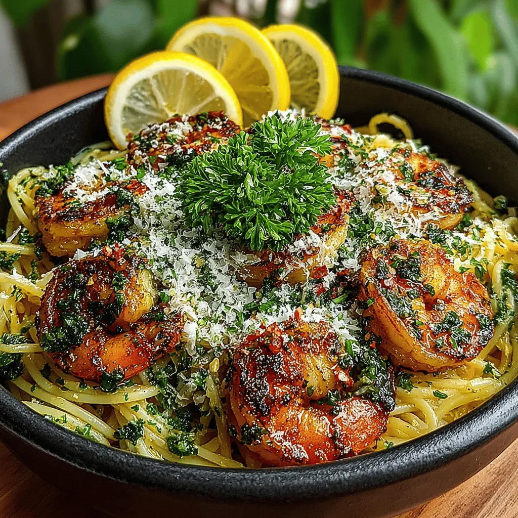 Zesty Lemon Garlic Shrimp Pasta Recipe