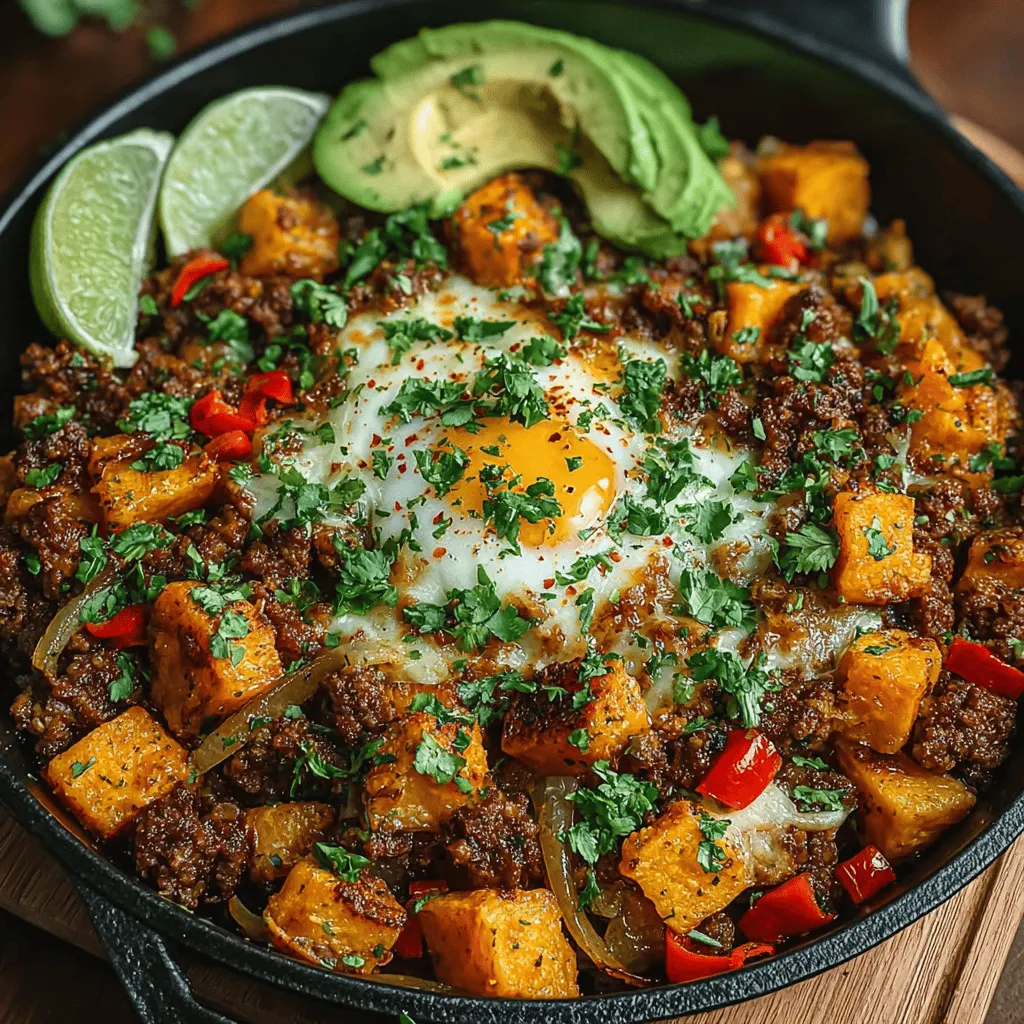 In the hustle and bustle of our daily lives, finding the right balance between convenience and nutrition can often feel like an uphill battle. Enter the Hearty Turkey and Sweet Potato Skillet Dinner—a one-pan meal that's not only quick and easy to prepare but also packed with flavor and essential nutrients. This comforting dish combines ground turkey, sweet potatoes, and a medley of vegetables, making it a perfect choice for busy weeknights or leisurely weekend meals. What’s more, it’s a recipe that everyone in the family will enjoy, appealing to both children and adults alike.