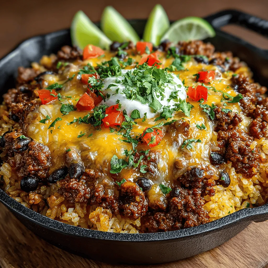 In today's fast-paced world, one-pan meals have gained immense popularity among busy households seeking to balance nutrition with convenience. The One-Pan Cheesy Taco Rice Skillet is a perfect example of how you can whip up a hearty and flavorful dish with minimal effort and clean-up. This recipe marries classic taco flavors with wholesome ingredients, making it an ideal weeknight dinner option for families. With a delightful combination of protein, vegetables, and spices, this dish not only satisfies hunger but also brings a burst of flavor to your dining table.