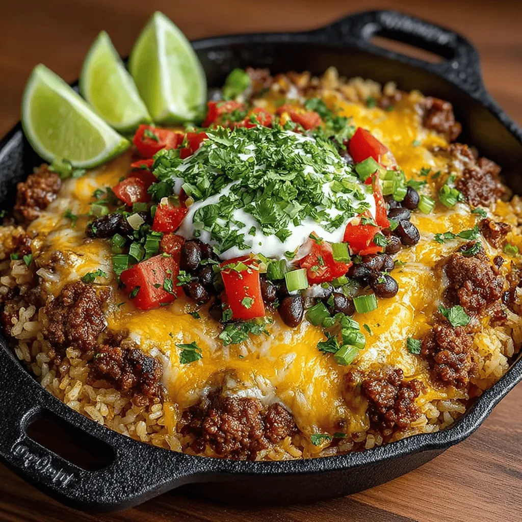 In today's fast-paced world, one-pan meals have gained immense popularity among busy households seeking to balance nutrition with convenience. The One-Pan Cheesy Taco Rice Skillet is a perfect example of how you can whip up a hearty and flavorful dish with minimal effort and clean-up. This recipe marries classic taco flavors with wholesome ingredients, making it an ideal weeknight dinner option for families. With a delightful combination of protein, vegetables, and spices, this dish not only satisfies hunger but also brings a burst of flavor to your dining table.