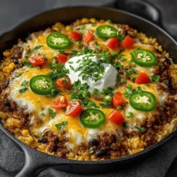In the world of comfort food, few dishes bring together the delightful flavors of tacos and the gooey goodness of cheese quite like Cheesy Taco Delight Bake. This one-pan meal is not only quick to prepare but also easy to customize, making it perfect for busy weeknights or casual gatherings. With its hearty ingredients, this recipe promises to satisfy your cravings while keeping dinner prep simple and stress-free. Join us as we explore the steps to create this mouthwatering dish that the whole family will love.