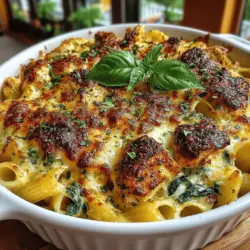When it comes to hearty, satisfying meals that bring the family together, few dishes can compete with a well-crafted pasta bake. Cheesy Spinach Chicken Pasta Bake stands out as a quintessential comfort food, perfect for casual family dinners, festive gatherings, or even meal prep for the week ahead. This dish combines the richness of cream and cheese with the wholesome goodness of chicken and spinach, creating a mouthwatering symphony of flavors that is both indulgent and nutritious.