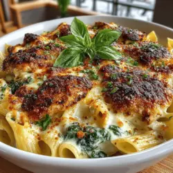Creamy Chicken and Spinach Pasta Bake: Step-by-Step Guide to Perfection