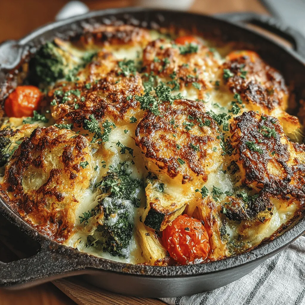 Cheesy Vegetable and Quinoa Casserole Delight