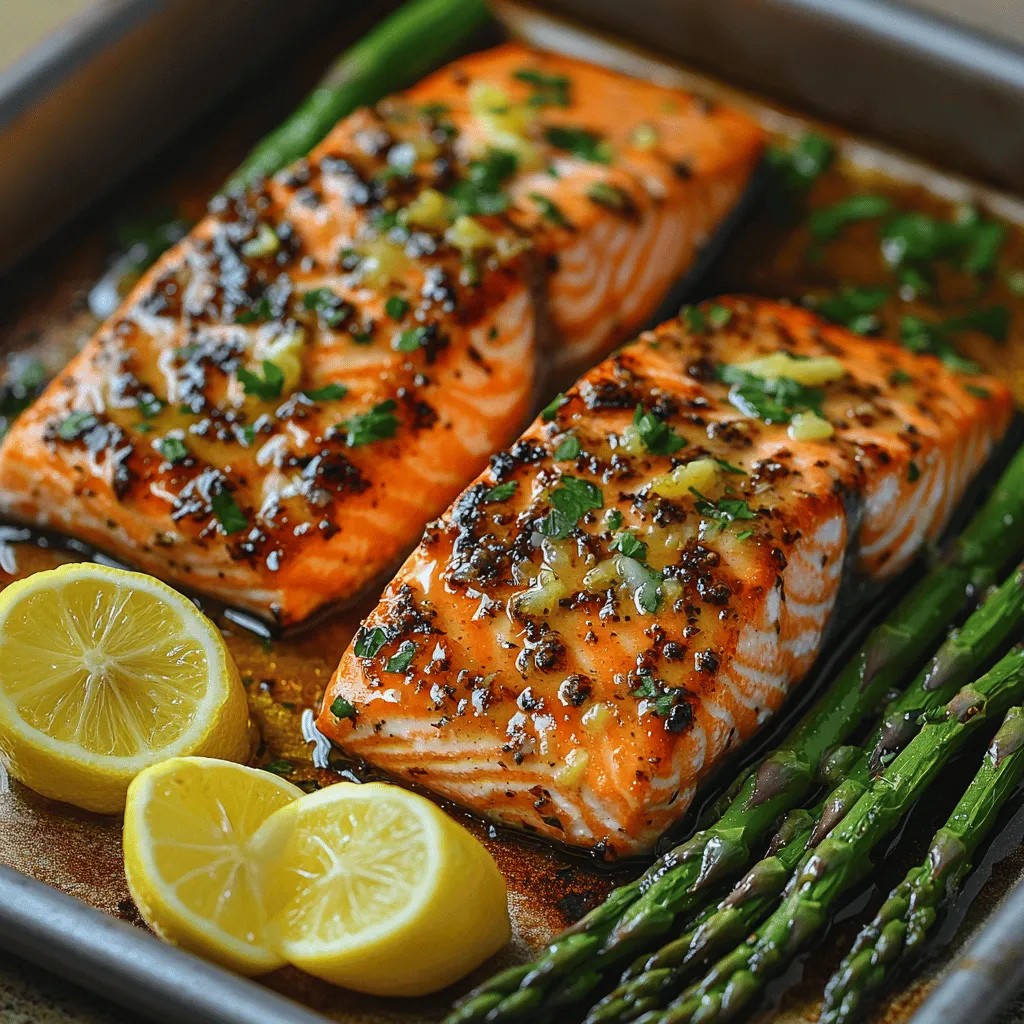 In today's fast-paced world, finding a dinner recipe that is both quick to prepare and packed with flavor can be a challenge. Enter Zesty Lemon Garlic Salmon with Crunchy Asparagus—a dish that perfectly marries vibrant flavors with a plethora of health benefits. This recipe not only tantalizes your taste buds with its zesty lemon and garlic infusion but also provides a nutritious meal that the whole family can enjoy. Ideal for a weeknight dinner, it showcases salmon, a powerhouse of nutrients, alongside fresh asparagus, creating a balanced meal rich in protein, vitamins, and minerals.