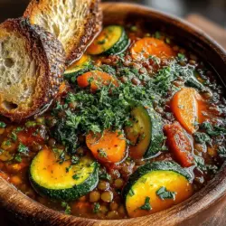 Hearty Lentil and Vegetable Stew