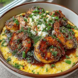 Savory Garlic Butter Shrimp and Grits