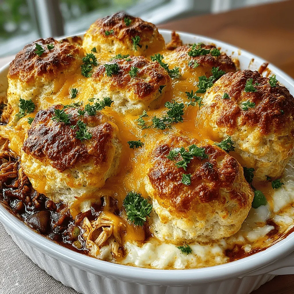 Embrace the comfort of home-cooked meals with this delightful Chicken Pot Pie Casserole. This dish combines the heartiness of a classic chicken pot pie with the convenience of a casserole, making it an ideal choice for busy weeknights or family gatherings. With tender chicken, vibrant mixed vegetables, and a fluffy biscuit topping, this recipe is sure to warm your heart and satisfy your taste buds.