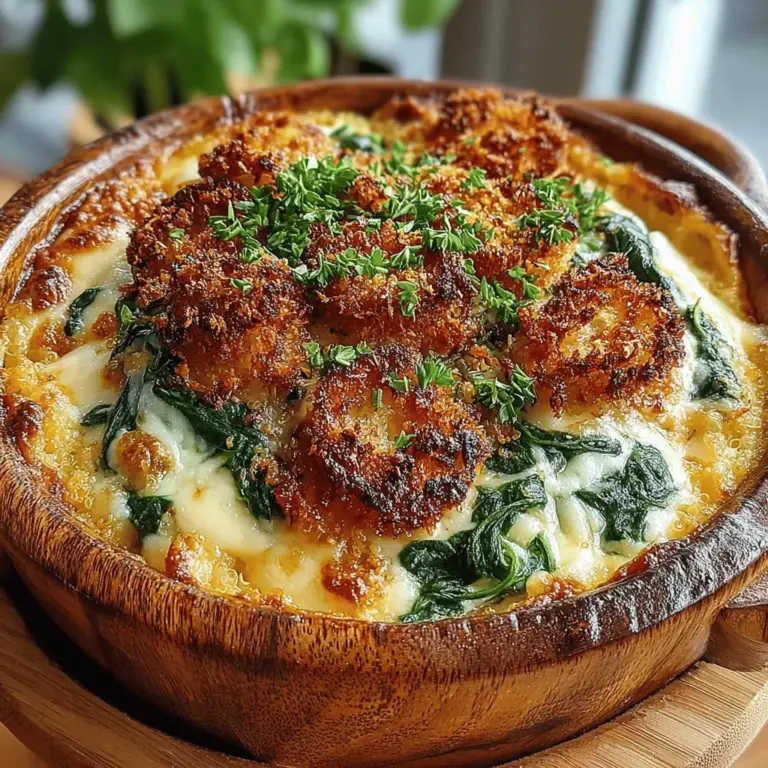 When it comes to preparing a meal that combines simplicity, nutrition, and comfort, the One-Pot Cheesy Quinoa and Spinach Casserole stands out as a perfect choice. This dish epitomizes home-cooked goodness, offering a hearty and satisfying meal that caters to busy lifestyles without compromising on health. Packed with wholesome ingredients and bursting with flavor, this casserole is not only easy to make but also a delightful way to incorporate nutrient-dense foods into your diet.