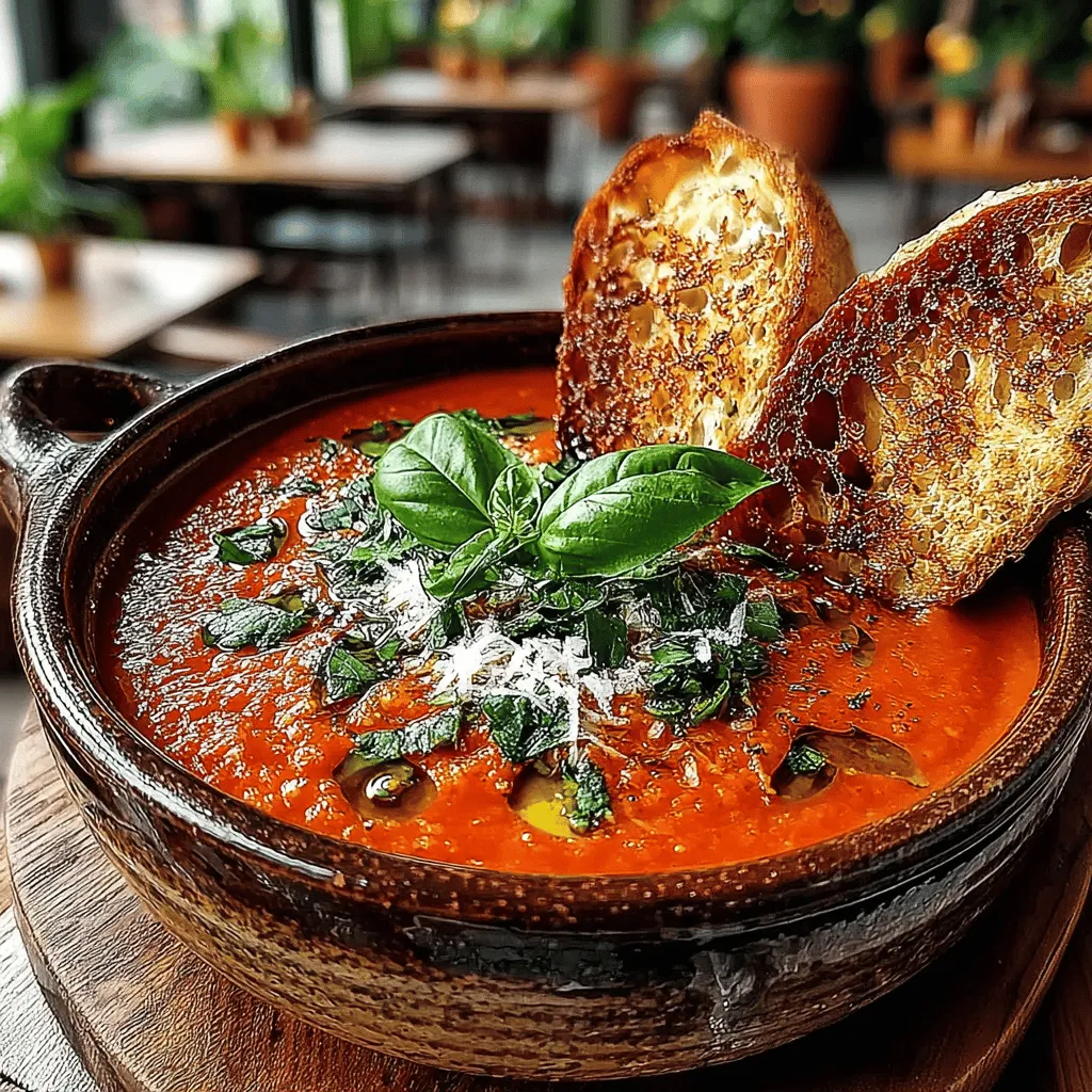 When the chill of the season sets in or when life’s challenges seem overwhelming, there's nothing quite like the warmth of a comforting bowl of soup to lift our spirits. The Cozy Tomato Basil Embrace is more than just a recipe; it's an experience that wraps you in a nostalgic hug of flavor and warmth. This tomato basil soup is designed to be both simple and rich, making it the perfect dish for cozy weeknights, festive gatherings, or simply when you need a little comfort.