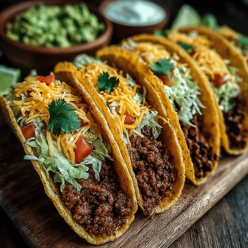When it comes to crafting a meal that is both satisfying and bursting with flavor, zesty beef tacos stand out as a go-to choice. This versatile dish is perfect for weeknight dinners, lively gatherings, or any occasion that demands a delicious and hearty meal. The combination of well-seasoned ground beef enveloped in a warm tortilla, topped with a refreshing creamy avocado salsa, creates a taco experience that is as enjoyable to make as it is to eat.