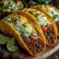 Zesty Beef Tacos with Creamy Avocado Salsa