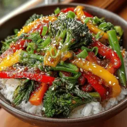 Colorful Crunch Veggie Stir-Fry with Teriyaki Bliss
