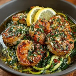 Garlic Butter Shrimp with Zucchini Noodles: A Flavorful and Nutritious Dish
