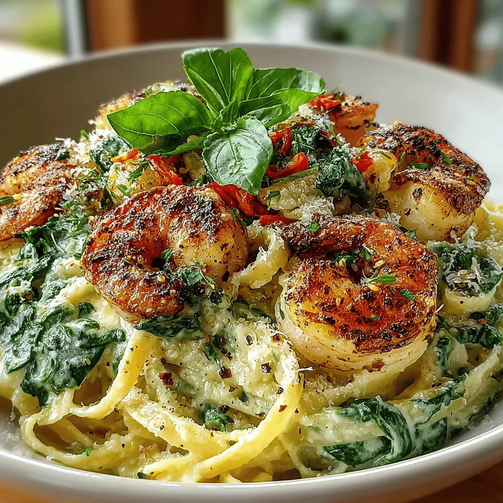 Indulging in a comforting plate of pasta has never been easier or more satisfying than with our Shrimply Delicious Spinach Alfredo Pasta. This creamy dish combines the rich flavors of Alfredo sauce with succulent shrimp and fresh spinach, making it a perfect choice for a weeknight dinner or a special gathering. With minimal preparation and cooking time, you can create an impressive meal that tantalizes the taste buds and warms the heart. In this article, we will explore the ingredients, step-by-step instructions, and some insights into the dish's nutritional value and origin, ensuring you have everything you need to recreate this delightful recipe.