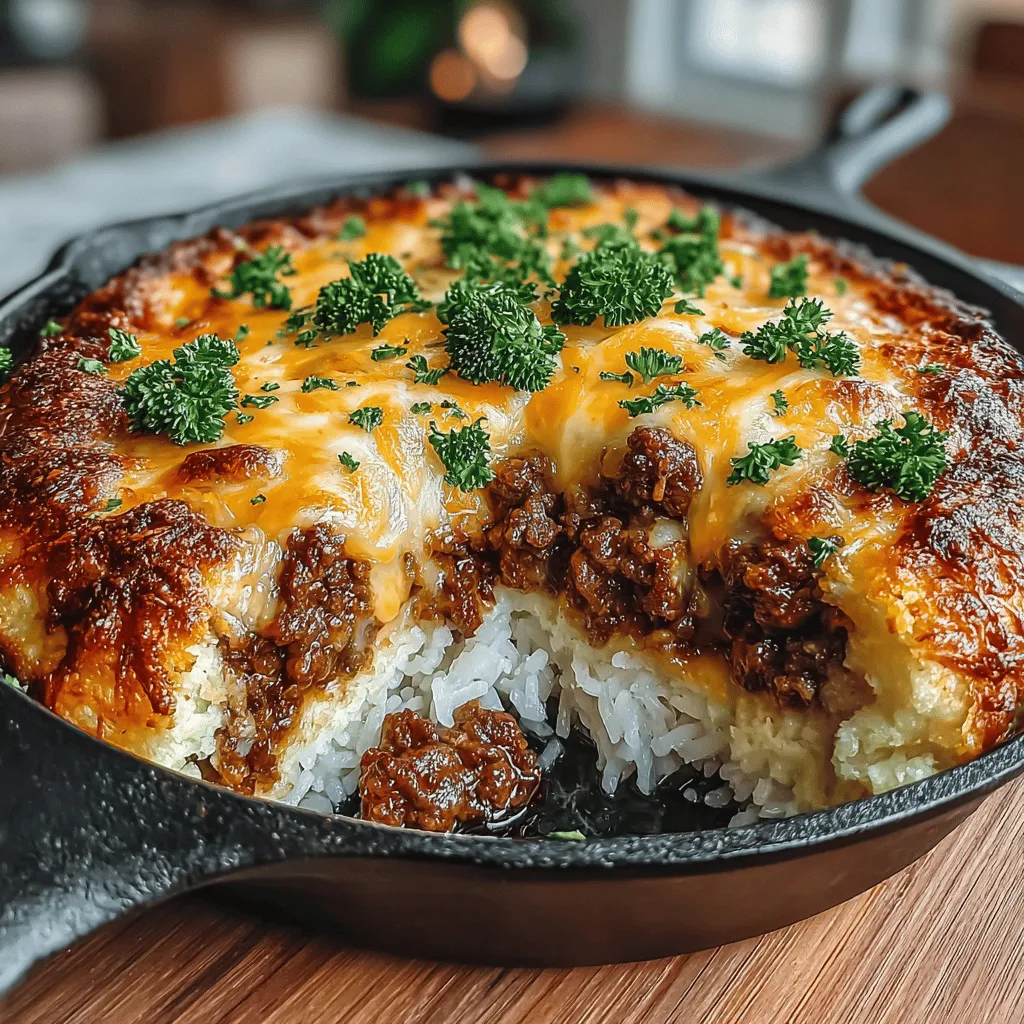One-Pan Cheesy Beef and Broccoli Bake is a delightful dish that combines the savory flavors of ground beef with the nutritional powerhouse of broccoli, all enveloped in a creamy, cheesy sauce. This recipe is perfect for busy weeknights when you want a wholesome meal without the hassle of extensive cleanup. The beauty of this one-pan meal lies in its simplicity and the harmonious blend of flavors that make it a family favorite.