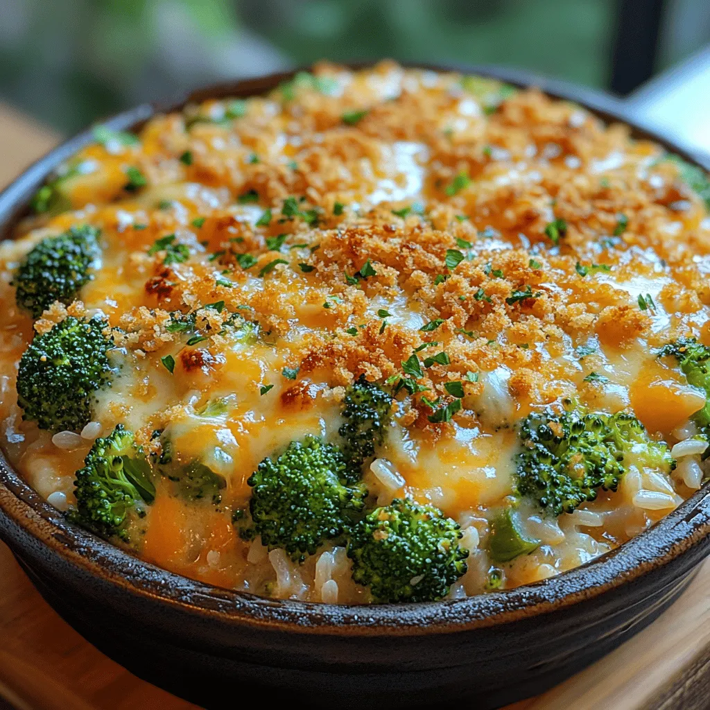 When it comes to comforting home-cooked meals, few dishes can rival the appeal of a Cheesy Broccoli and Rice Casserole. This delightful casserole combines tender broccoli florets, creamy cheese, and fluffy rice into a warm, satisfying dish that is perfect for any occasion. Whether served as a hearty side dish alongside roasted meats or as a standalone main course, this casserole is a versatile addition to your meal rotation.