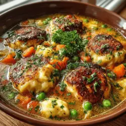 When it comes to comfort food, few dishes hold a candle to the heartwarming appeal of chicken and dumplings. This dish combines tender chicken pieces and fluffy dumplings in a rich, savory broth, creating a meal that is not only satisfying but also quick to prepare. Perfect for busy weeknights, this Savory 30-Minute Chicken & Dumplings recipe allows you to whip up a delicious dinner in no time, using simple ingredients that can be easily found in your pantry.