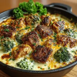 When it comes to weeknight dinners, few dishes rival the comforting allure of a creamy chicken and broccoli skillet bake. This one-pan meal combines tender chicken with vibrant broccoli florets, all enveloped in a rich and creamy sauce that’s as satisfying as it is delicious. Perfect for families looking to balance taste with nutrition, this dish brings together wholesome ingredients to create a comforting meal that everyone will love.