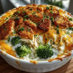 Cheesy Chicken and Rice Casserole Delight: A Comfort Food Favorite