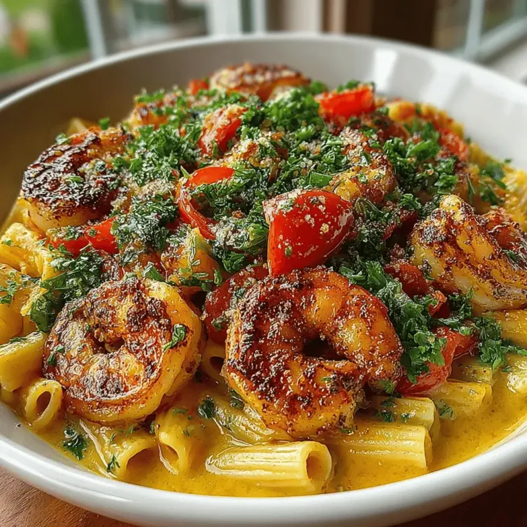When it comes to vibrant and satisfying meals, Spicy Shrimp Penne Delight stands out as a true crowd-pleaser. This dish artfully combines the succulent flavor of large shrimp with the comforting texture of penne pasta, all enveloped in a creamy sauce that packs a flavorful punch. With its harmonious blend of spices, fresh vegetables, and a hint of citrus, Spicy Shrimp Penne Delight is not just a meal; it's a celebration of taste that can elevate any dining experience.