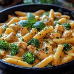In the realm of quick and satisfying meals, creamy chicken and broccoli skillet pasta stands out as a delightful option. This dish combines tender chicken, vibrant broccoli, and al dente penne pasta, all enveloped in a rich and creamy sauce. Perfect for busy weeknights or when you want to impress guests without spending hours in the kitchen, this recipe is not just flavorful but also easy to prepare. In this article, we will explore the details of this scrumptious recipe, provide insights into its nutritional benefits, and guide you through the cooking process step by step.